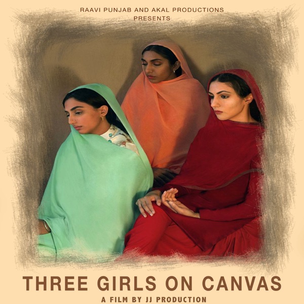 Three Girls On Canvas Cover